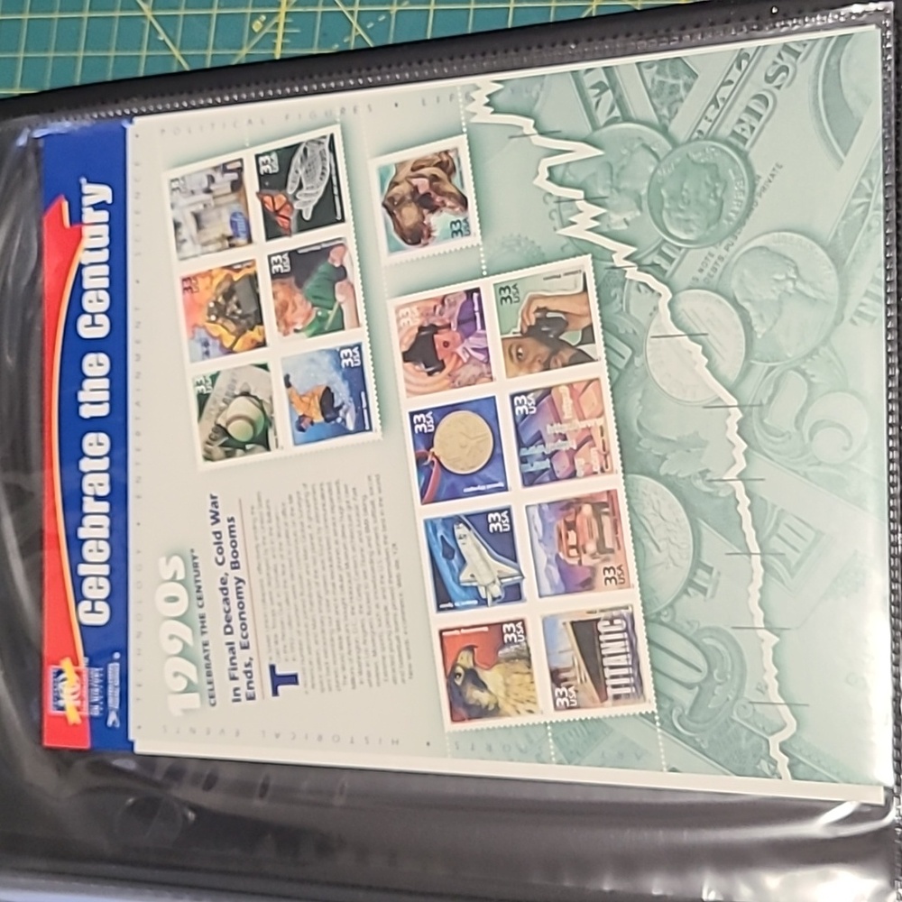 USPS Celebrate The Century Commemorative Stamp Collection 1900-1999 Full Set - Picture 15 of 16